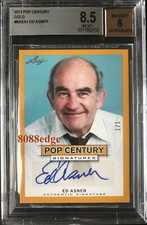 2013 POP CENTURY AUTO: ED ASNER #1/1 AUTOGRAPH 