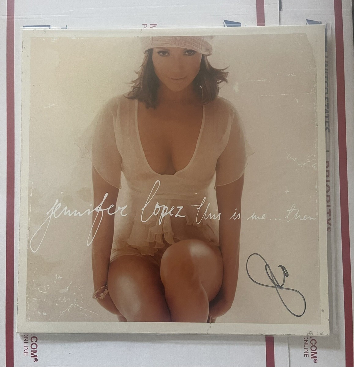Jennifer Lopez Signed This Is MeThen Signed Vinyl 20th