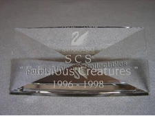 Swarovski Crystal SCS Fabulous Creatures Plaque 1996 - 1998 SCPCSNR4 / 8271
