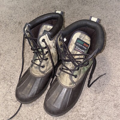Aspen Sport Thinsulate Size 11 Camouflaged Boots! Quality!
