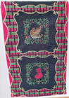 Holiday Christmas Table Runner-Plaid Manual Woodworkers & Weavers-35" Pre Owned