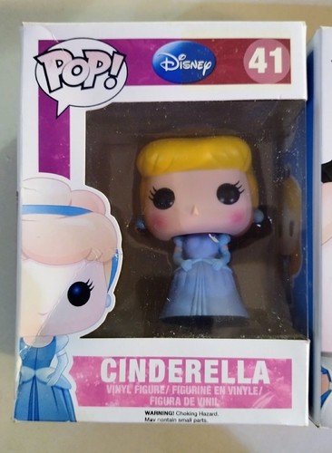 Funko Pop! Disney #41 Cinderella & #49 Alice, Alice In Wonderland Figure - Picture 2 of 4