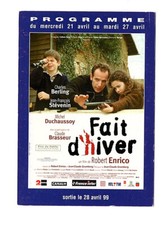 FAIT D'HIVER carte postale Charles BERLING Rogert ENRICO en 1999