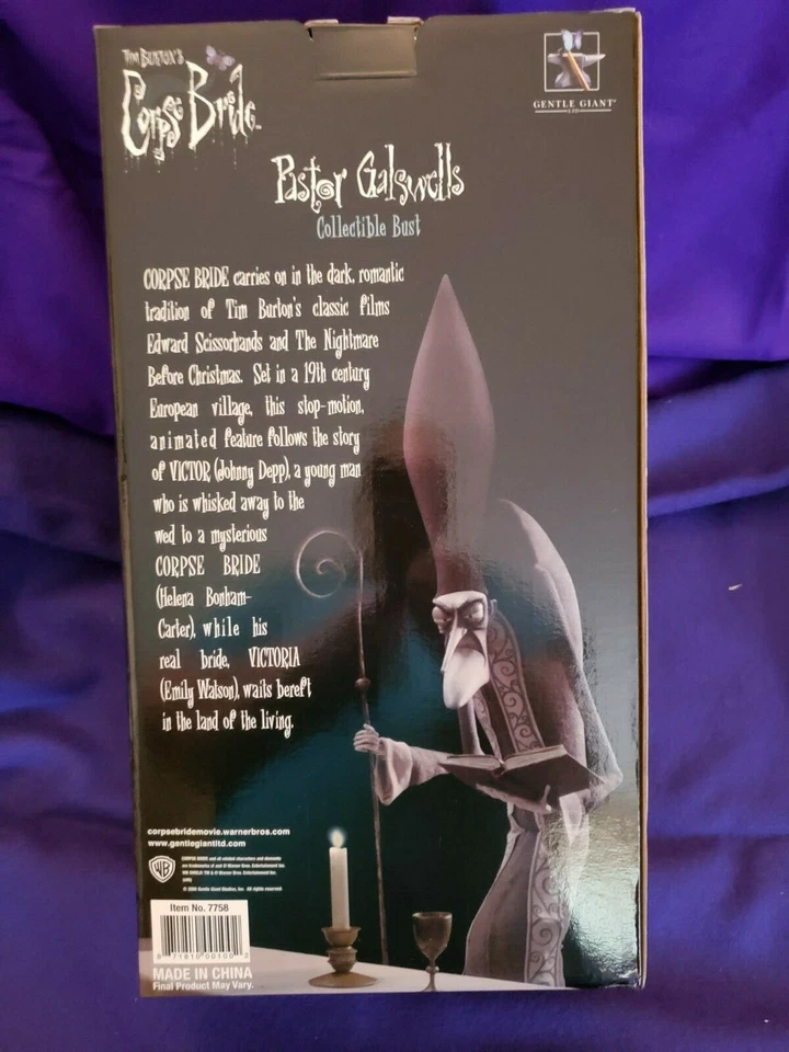 Busto coleccionable suave cadáver gigante novia pastor Galswells 675/1500 Foto 2 de 3