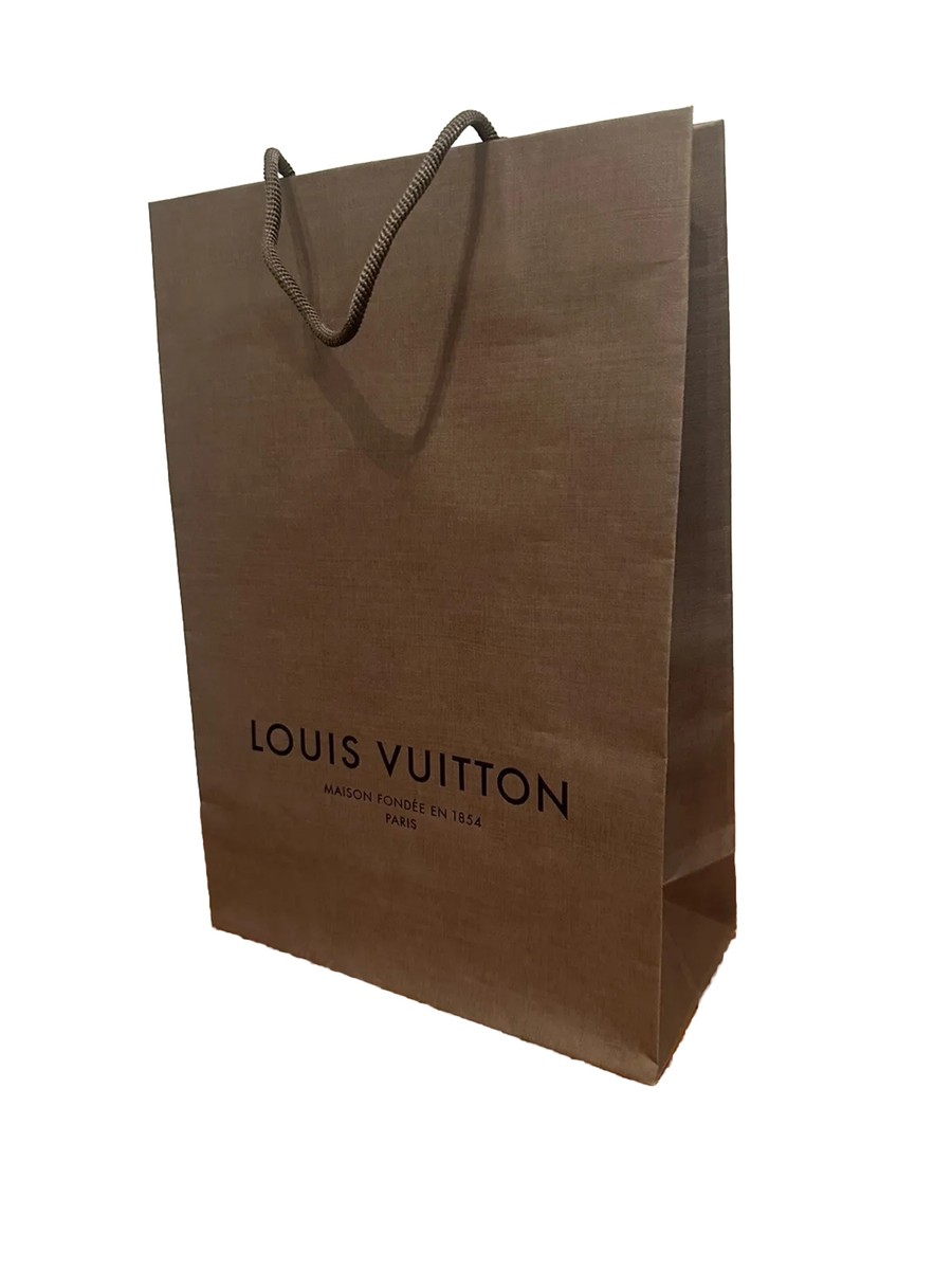 SACCHETTO, SHOPPING BAG, ORIGINALE LOUIS VUITTON MARRONE Mis.36x25x11 cm -  NUOVO | eBay