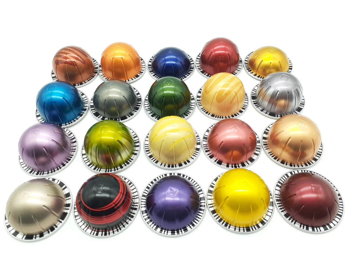 Nespresso Vertuo Line Starter Pack Coffee Machine Capsules Pods Popular  Flavour