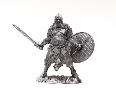 Zinnfigur 54mm Bierbauch Berserker IX-X Jh. Maßstab 1/32
