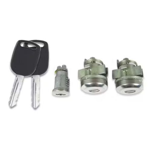 1962-1963 Mercury Meteor Ignition & Door Lock Set W/ Keys - Stainless Steel
