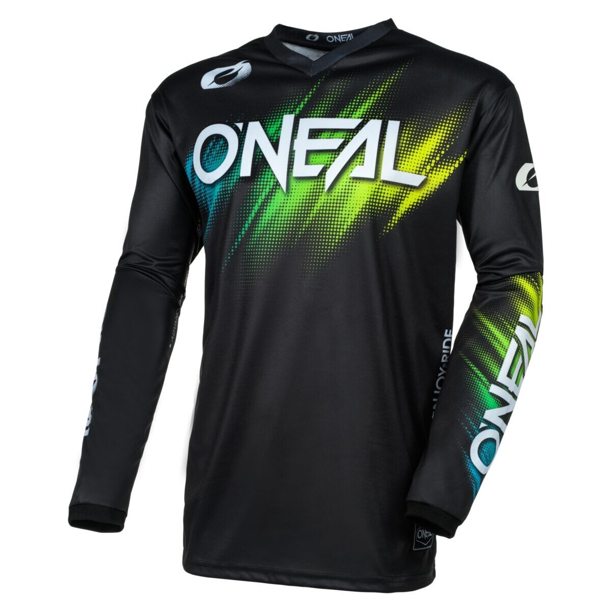 ONEAL Element Voltage Black/Green Jersey Motocross ONE005236 Adult