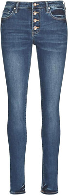 Armani Exchange Women J27 Super Skinny Button Fly Jeans Indigo Blue 29 S