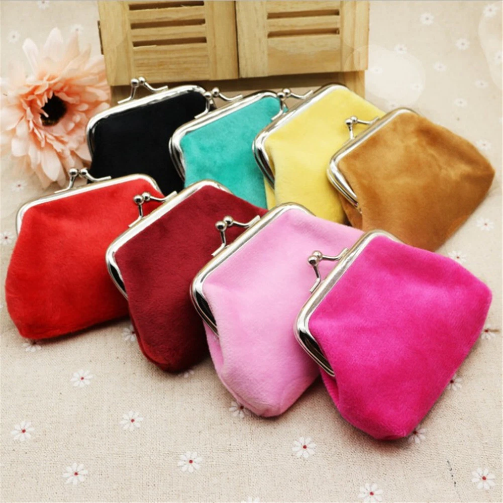 Small leather coin purse with clasp outlet