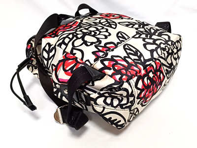 COACH POPPY DAISY GRAFFITI SATIN BACKPACK F16582 | eBay