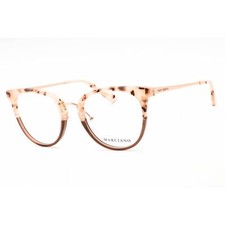 Guess By Marciano Women's Eyeglasses Blonde Havana Round Full Rim GM0351 053