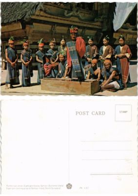 CPM AK INDONESIA North Sumatra Sigale-gale dancing group at Samosir (694598)