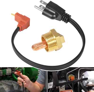 Engine Coolant Block Heater Kit AR87167 For John-Deere 1023E 1025R 2025R 2032R