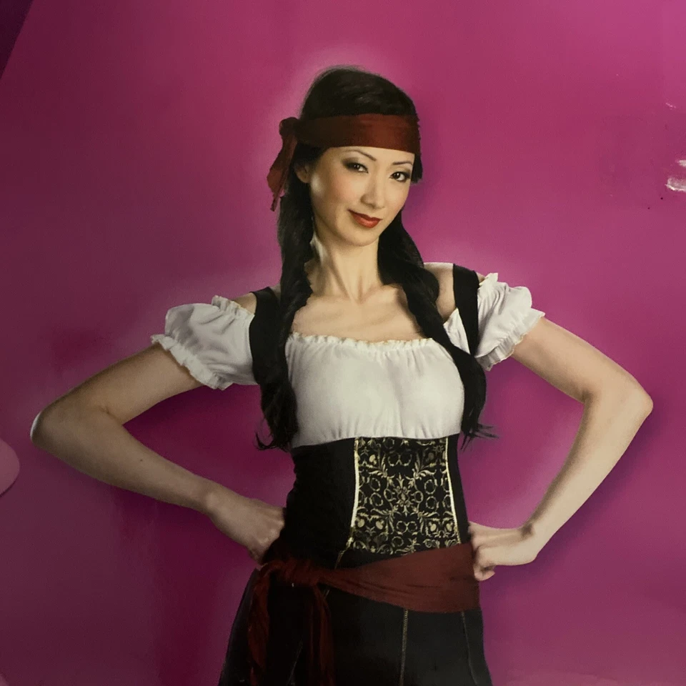 Disfraz de pirata Seven Seas Vixen para mujer talla 12-14  Foto 3 de 4