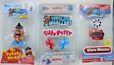 Lot/3 World's Smallest Mini Toys - Mr. Potato Head, View-Master, Silly Putty NEW