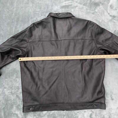 Vintage 90's Polo Ralph Lauren Dark BROWN Genuine Leather