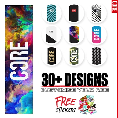 Core Stunt Scooter Griptape 5,5"" x 22,5"" Universal Passform 30+ Designs KOSTENLOSE AUFKLEBER