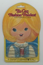 Vintage 1978 Coca-Cola Imperial Toy Tin Can Fashion Pendant Key Chain New Sealed