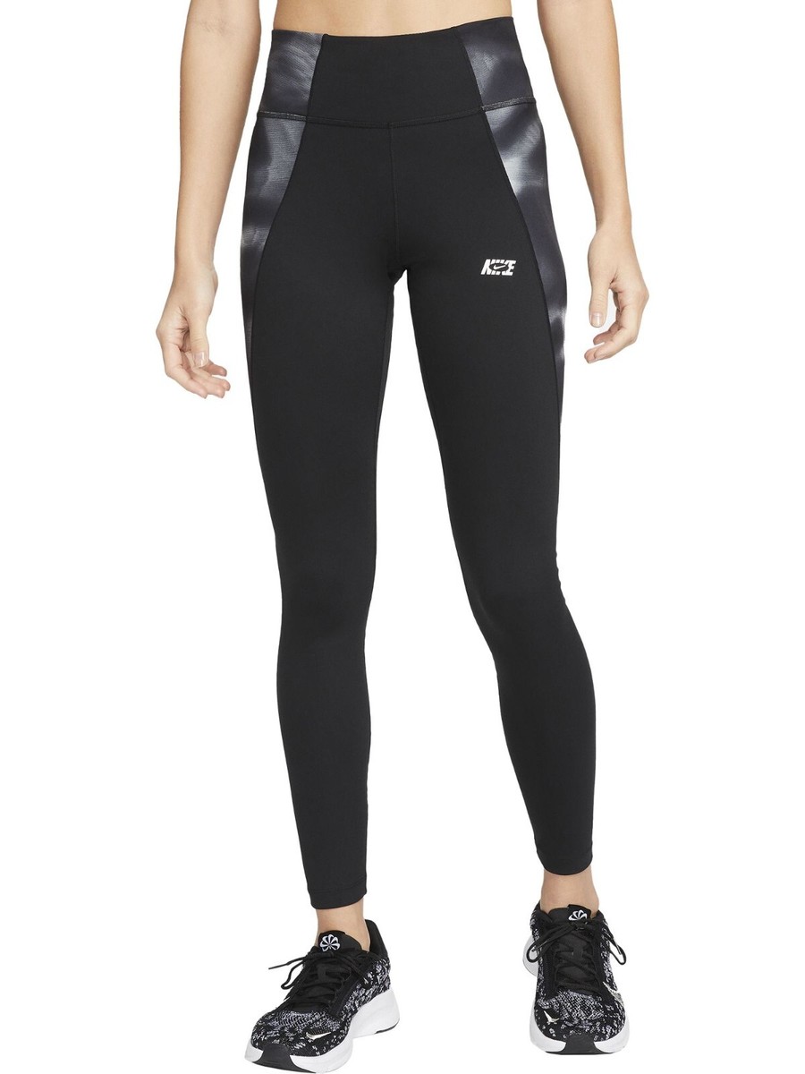 $70 NEW Women's Nike One Icon Clash Dri-FIT Mid-Rise Training Tights DQ6713  XS