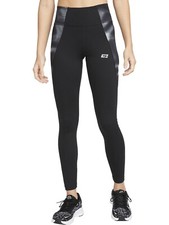 70 NEW Women's Nike One Icon Clash Dri-FIT Mid-Rise Training Tights DQ6713 XS