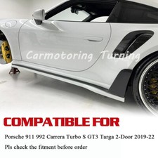 Cache Admission D'air Fibre De Carbone Pour Porsche 911 992 (2019-2022) - Noir Brillant - Neuf Sous Garantie