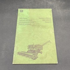 John Deere Issue K9 Hydraulic Lift Reel Hydrostatic Drive Operators Manual