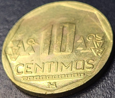 2014 Peru 10 Centimos KM# 305.4 US SELLER COMBINED SHIPPING REFUND
