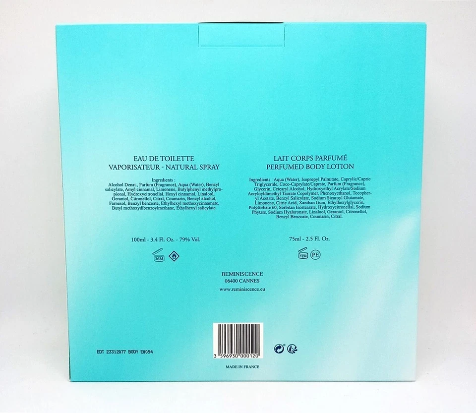 Reminiscence REM Escale a St Barth 100 ml. eau de Toilette + 75 ml. Lait parfume - Immagine 2 di 3
