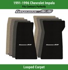 Lloyd Classic Loop Front Carpet Mats for '91-96 Chevy Impala w/Impala SS Logo