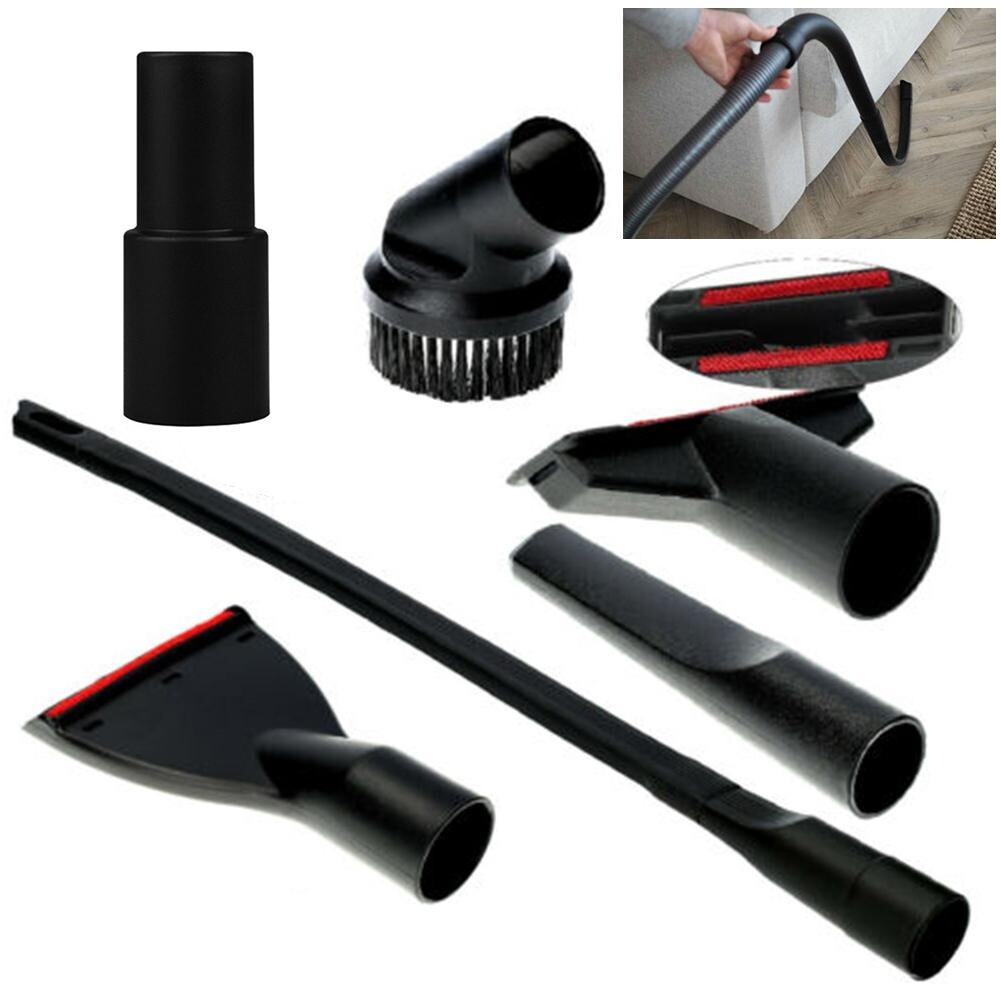 6 Piezas Accesorios de Aspiradora 35mm Accesorios de Tienda Cepillo Boquilla Herramienta para Grietas