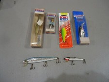 Lot REBEL MINNOW STYLE LURES STRIPPED BASS FLOATING SHAD SERIES