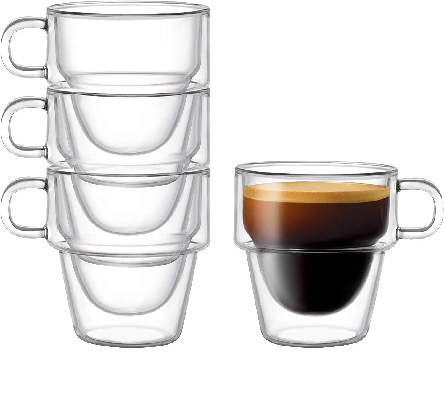 Shot Glasses with Suitable for Hot Beverages