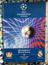 2002 Champions League Final:- Bayer 04 Leverkusen v Real Madrid. Glasgow.