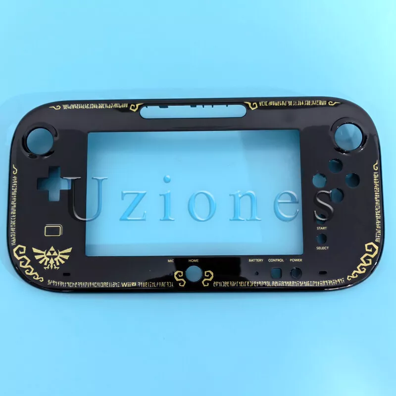 Replace For Nintendo Wii U Gamepad Zelda Edition Top Cover Housing Shell  Case