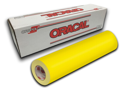 12'' X 10ft - Brimstone Yellow Matte Oracal 631 Exhibition Cal Roll