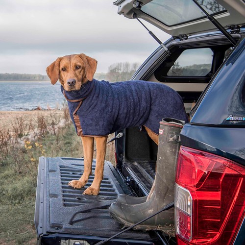 Official Ruff and Tumble Seconds Dog Drying Coat French Navy eBay