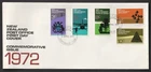 1972 New Zealand Anniversaries FDC. Wellington First Day Cover