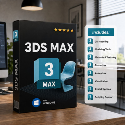 Autodesk 3ds max License | 1 year | Win | Global