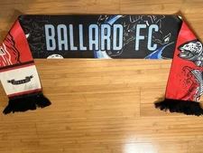 BALLARD FC SEATTLE SOCCER USL-2 SCARF Football Club Ruffneck Seafoodfest