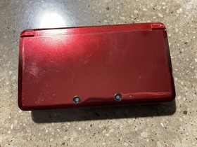 Nintendo 3DS Handheld System 3D Capability Wi-Fi Red Console