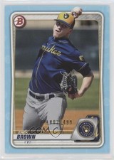 2020 Bowman Prospects Sky Blue 2/499 Zack Brown #BP-34 0o3k