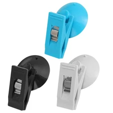 2/4/6* Car Interior Window Clip Mount Suction C ap Clip Plastic Sucker Removable