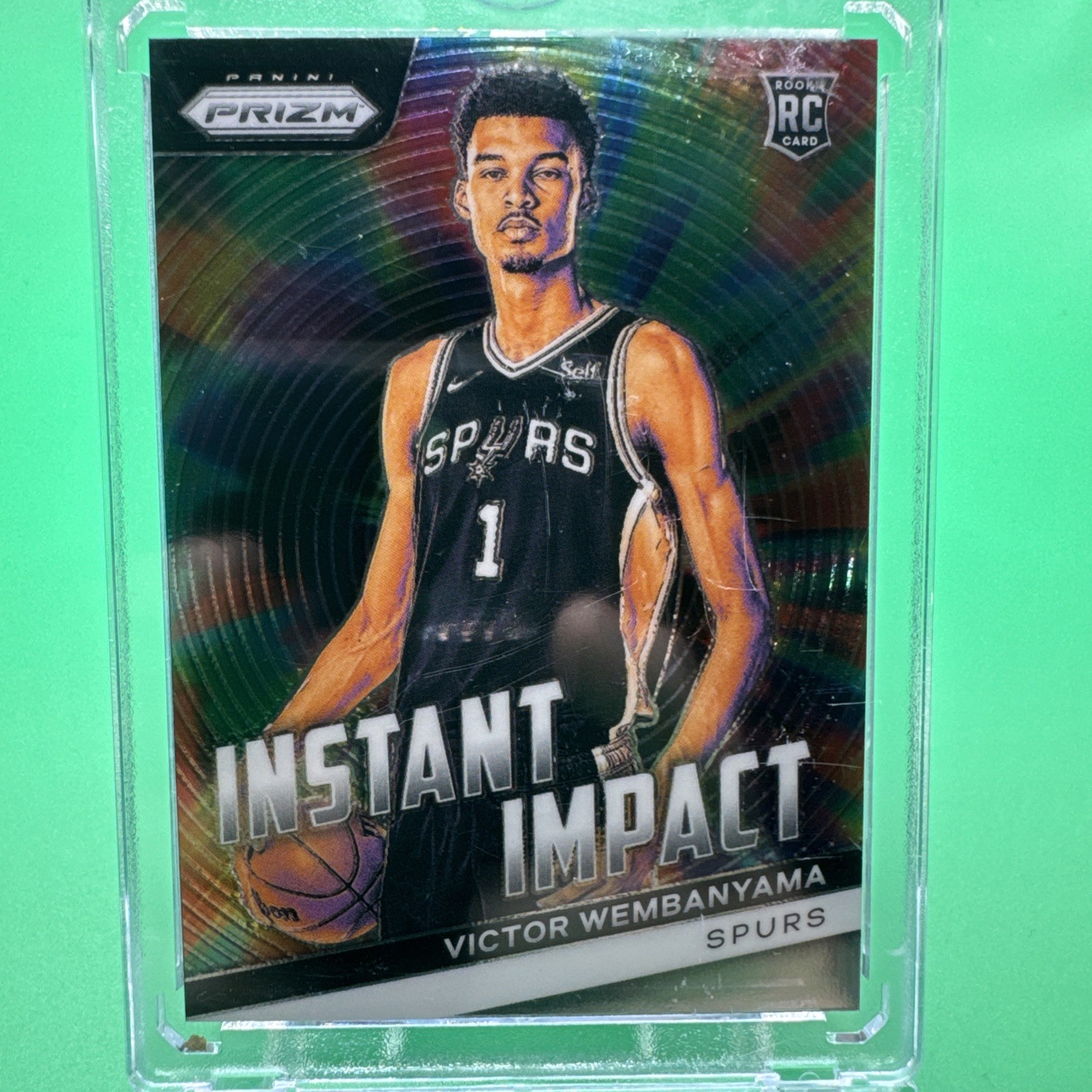 2023-24 Panini Prizm Victor Wembanyama Rookie #3 Spurs Instant Impact