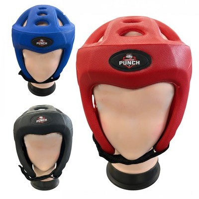 Boxing Head Guard Rubber Padded Training Sparring MMA Kickboxing Protective Guar