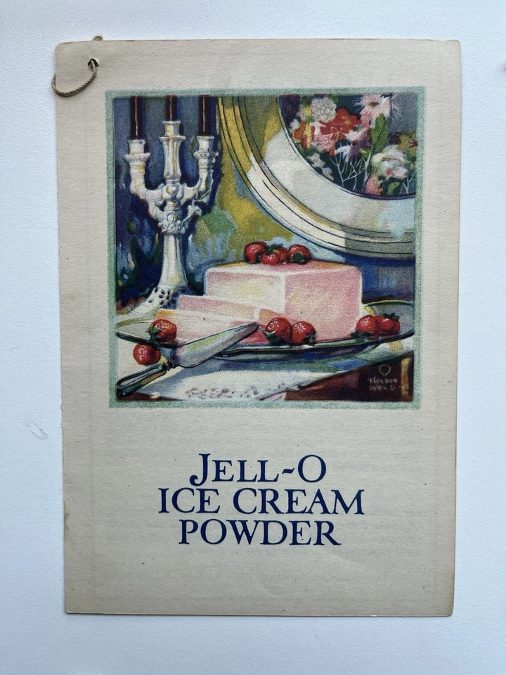 LOTE de 8 folhetos vintage de gelatina dos anos 1910 e 1920 com panfleto BÔNUS *RARO* - Imagem 4 de 4