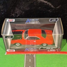 Motor Max 1969 Dodge Coronet Super Bee Red 124 Diecast American Legends