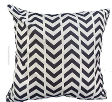 Chevron Lines Pillow Case 17 x 17 Cotton Linen Design Décor USA SHIPPER