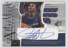 2003-04 SPx SPx Flashback Fabrics Jerry Stackhouse #203 Auto rf2